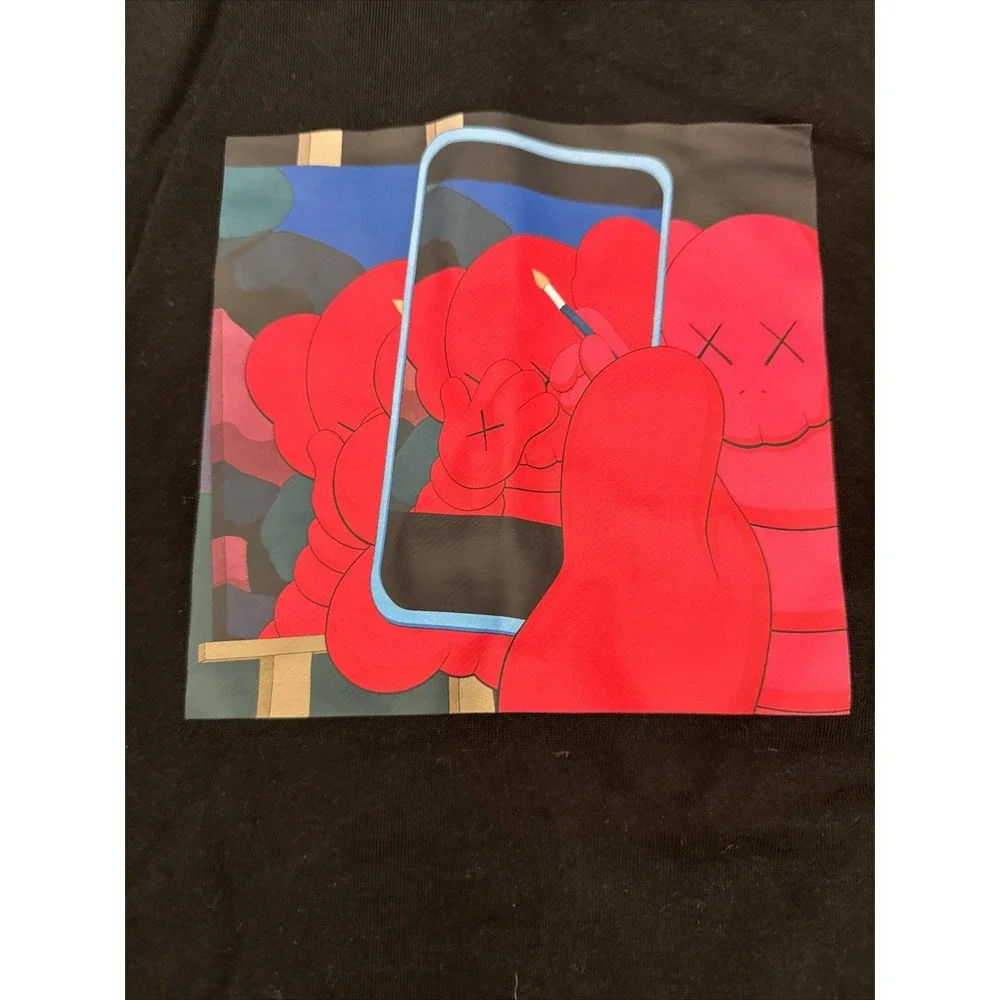 KAWS + Warhol x UNIQLO‎  Crewneck Sweatshirts Adult Med Black